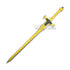 Sword Art Online Movie Kirito Golden Excalibur Foam PU LARP Sword