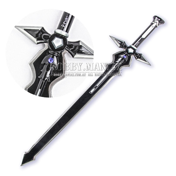 Sword Art Online Kirito's Dark Repulser Sword - Black