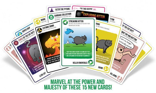 Streaking Kittens (Exploding Kittens Expansion) - Card Game